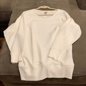 Aerie Oversized white sweatshirt